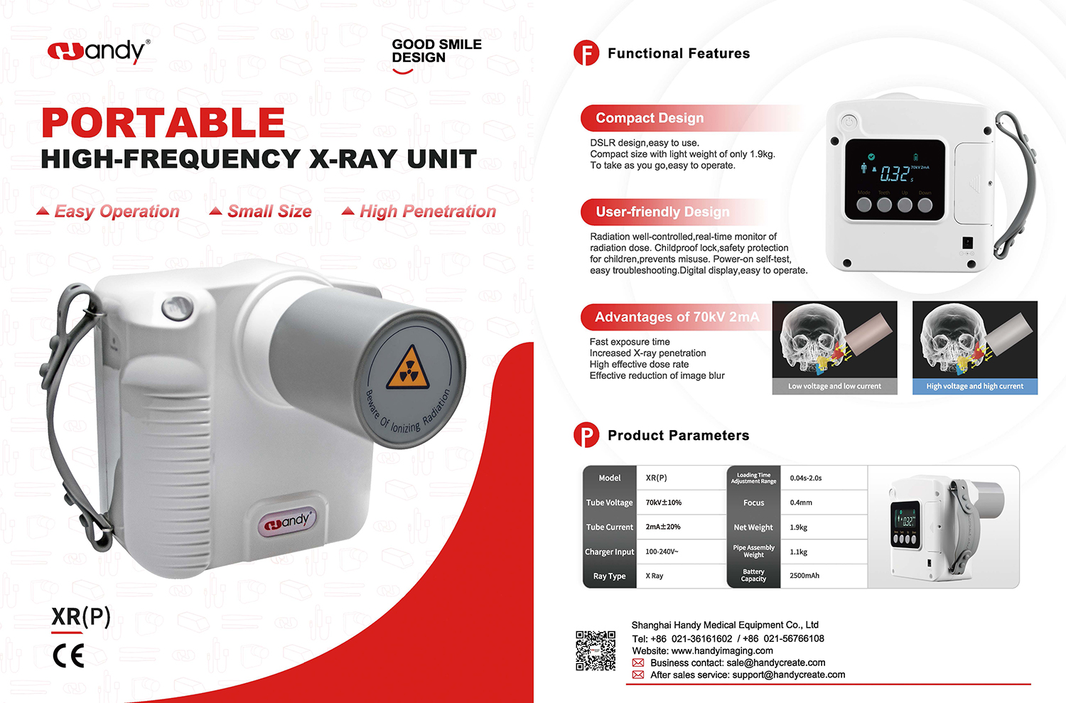 Unit X-Ray Frékuénsi Tinggi Portabel (2)